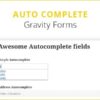 Gravity Forms Auto Complete 1.7.6